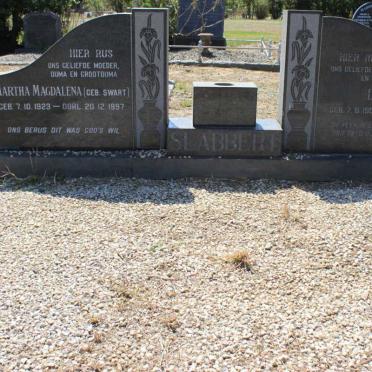 SLABBERT Daniel 1901-1956 &amp; Martha Magdalena SWART 1923-1997 