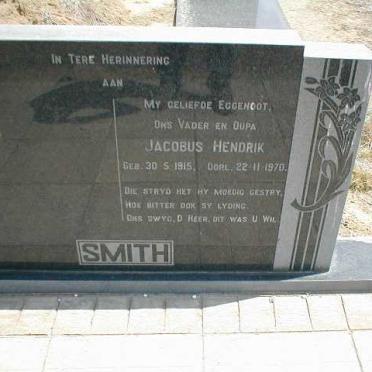 SMITH Jacobus Hendrik 1915-1970