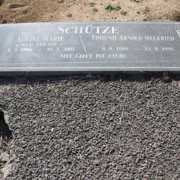 SCHUTZE Edmund Arnold Siegfried 1905-1995 &amp; Alwine Marie  LUCHT 1906-2001
