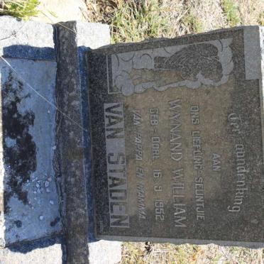 STADEN Wynand William, van 1952-1952 