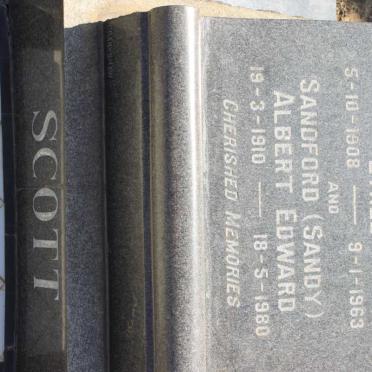 SCOTT Sanford Albert Edward 1910-1980 &amp; Ethel 1908-1963