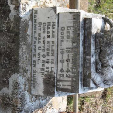 SWANEPOEL Miemmie 1943-1945