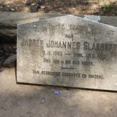 SLABBERT Jasper Johannes 1883-1932