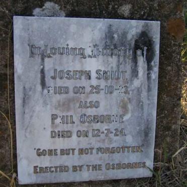 SMIDT Joseph -1923 :: OSBORNE Phil -1924