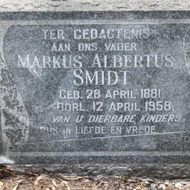 SMIDT Markus Albertus 1881-1958