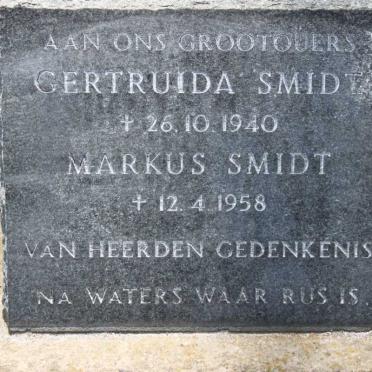 SMIDT Markus -1958 &amp; Gertruida  -1940