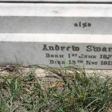 SWAN Edward John -1896 :: SWAN William Edward -1898 :: SWAN Andrew 1874-1913