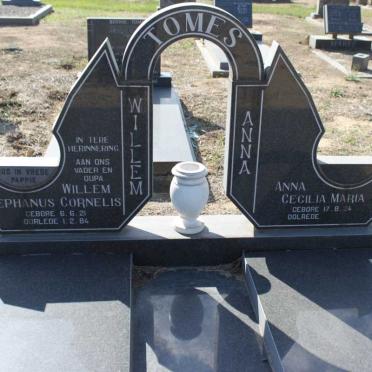 TOMES Willem Stephanus Cornelis 1921-1984 &amp; Anna Cecilia Maria 1924-