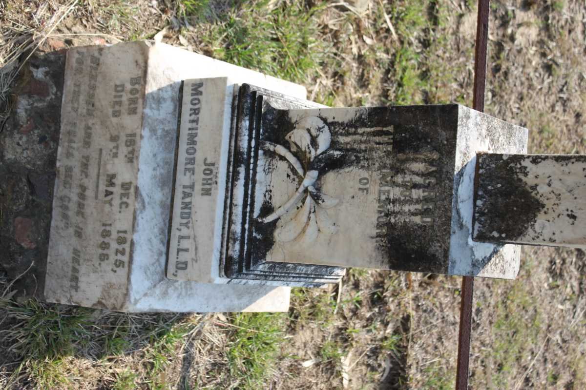 TANDY John Mortimore 1825-1886