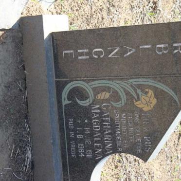 TERBLANCHE Catharina Magdalena 1911-1984