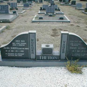 THERON Harry George 1914-1969 &amp; Jacoba Alberta VAN TONDER 1919-2001