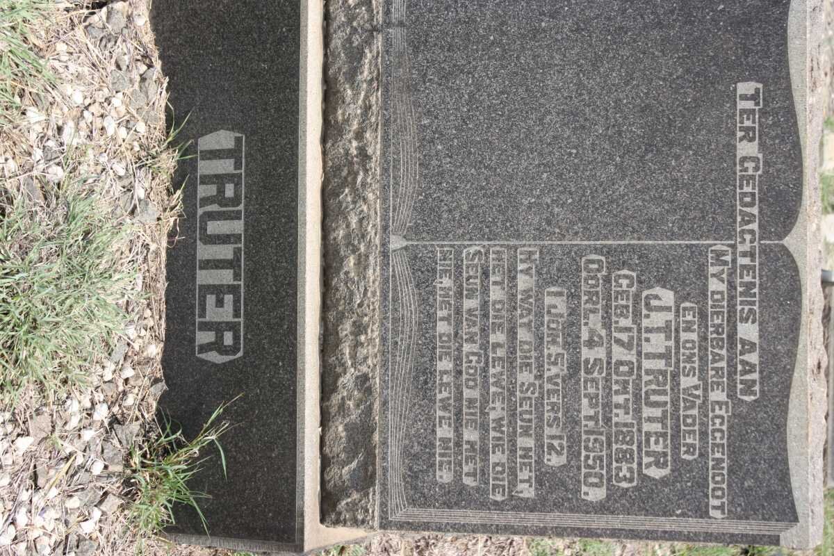 TRUTER J.T. 1883-1950