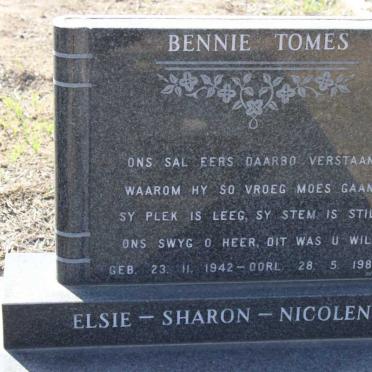 TOMES Bennie 1942-1984