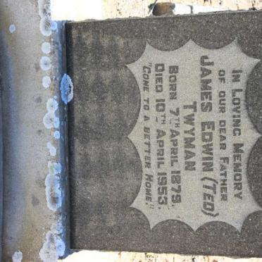 TWYMAN James Edwin 1879-1953