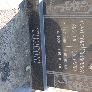 TURCONI Napoleone Angelo 1918-2006 &amp; Francesca Colombo 1919-1993