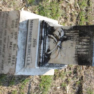 TANDY John Mortimore 1825-1886