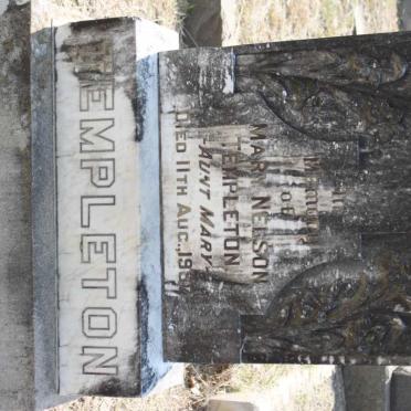 TEMPLETON Mary Nelson -1957