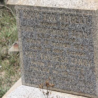 TANDY Mary Ann Hubert 1827-1895 :: TANDY May Theresa 1873-1895