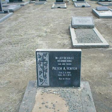 VENTER Pieter A. 1906-1972