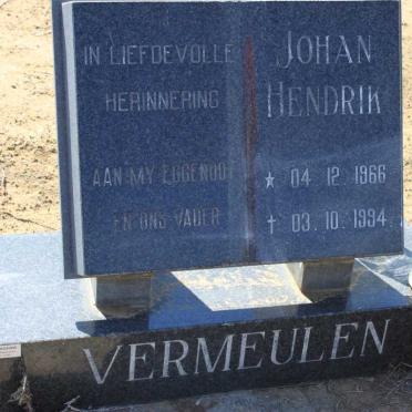 VERMEULEN Johan Hendrik 1966-1994