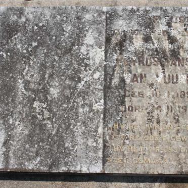 VUUREN Petrus, Jansen van 1890-1949