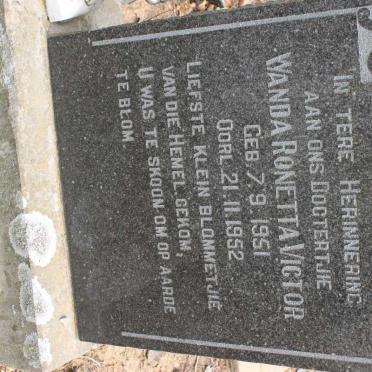 VICTOR Wanda Ronetta 1951-1952