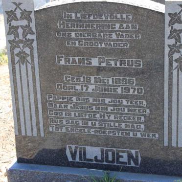 VILJOEN Frans Petrus 1896-1970