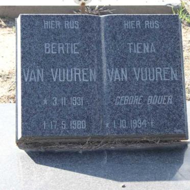 VUUREN Bertie, van 1931-1980 &amp; Tiena BOUER 1934-