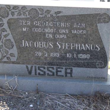 VISSER Jacobus Stephanus 1919-1980