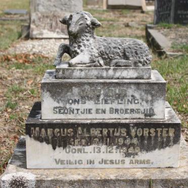 VORSTER Marcus Albertus 1944-1948