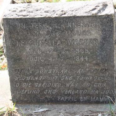 WAGNER Petronella 1885-1944