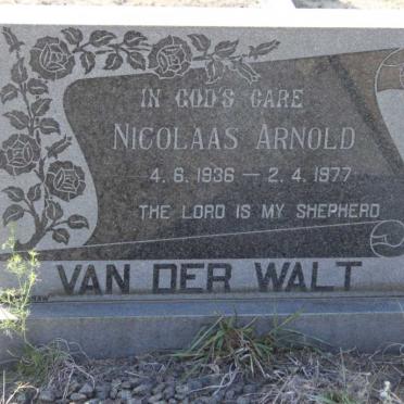 WALT Nicolaas Arnold, van der 1936-1977