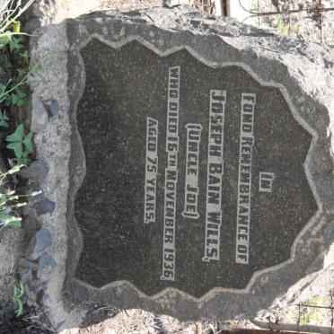 WILLS Joseph Bain -1936