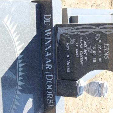 WINNAAR Theodorus Erns, de  1945-1989