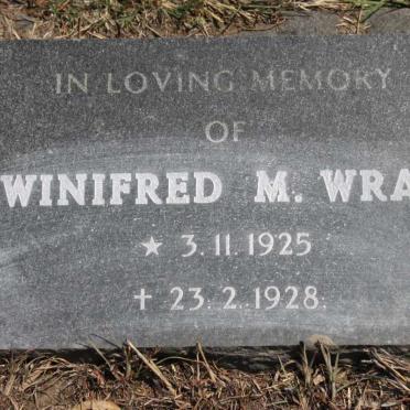 WRAY Winifred M. 1925-1928