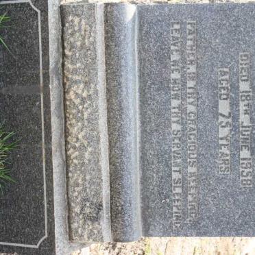 WRIGHT Cuthbert Ward -1958