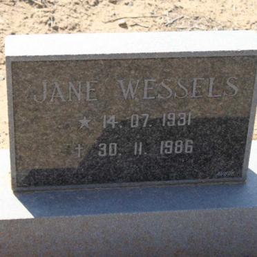 WESSELS Jane 1931-1986