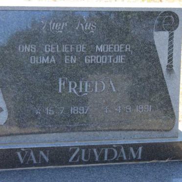ZUYDAM Frieda, van 1897-1991