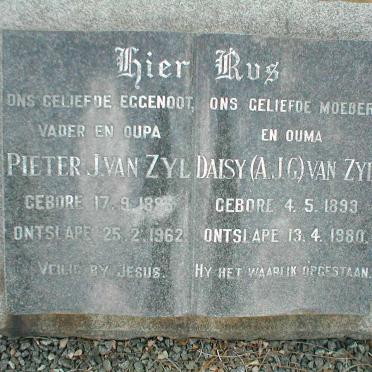 ZYL Pieter J., van 1896-1962 &amp; A.J.G. 1893-1980