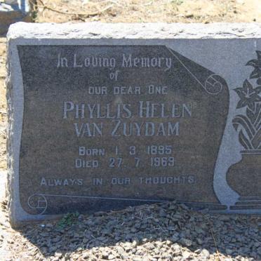 ZUYDAM Phyllis Helen, van 1895-1969