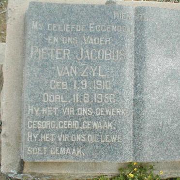 ZYL Pieter Jacobus, van 1910-1958