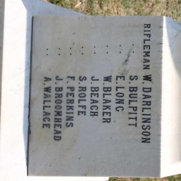 MEMORIAL 2nd BATTALION RIFLE BRIGADE.