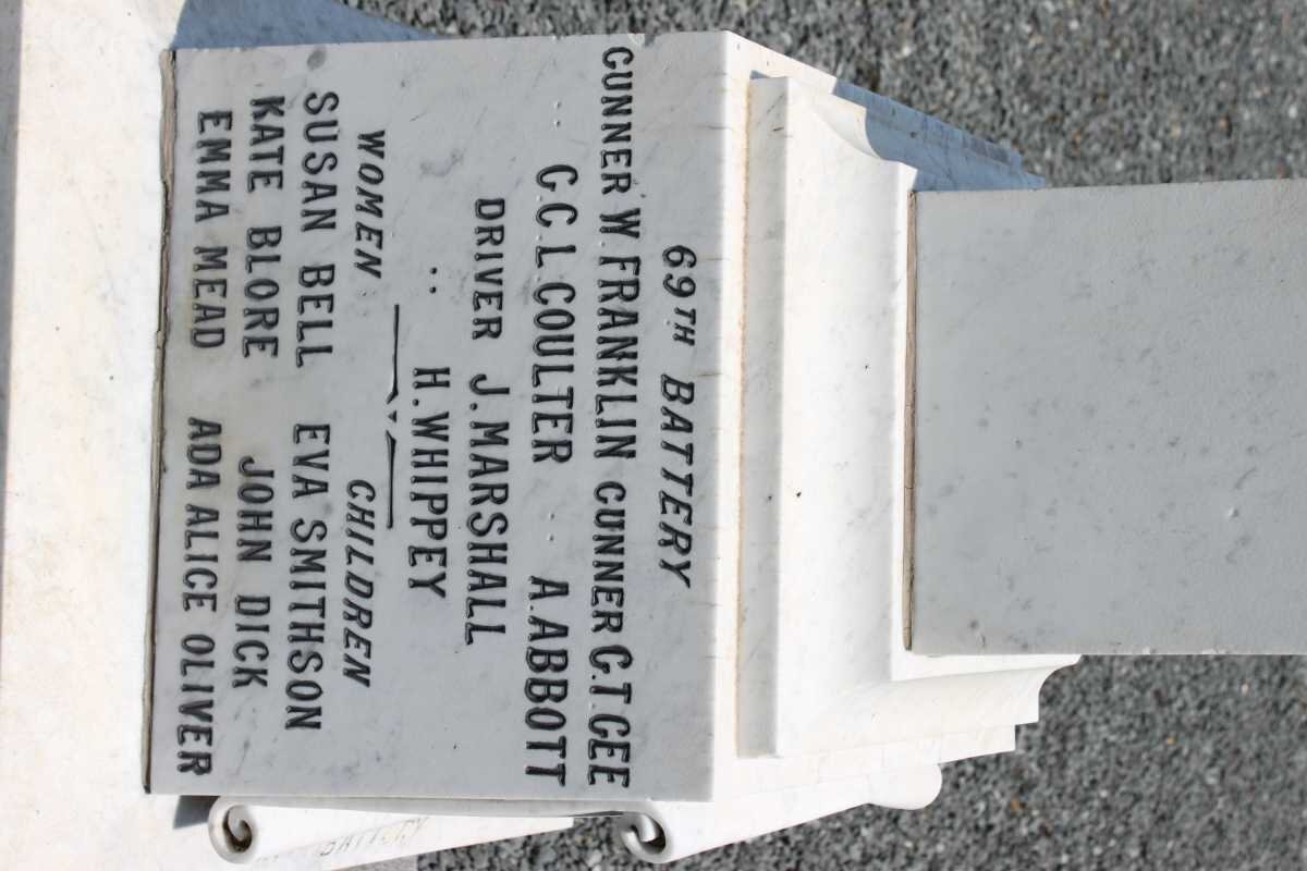 12. 69th Division Brigade Division Royal Field Artillery