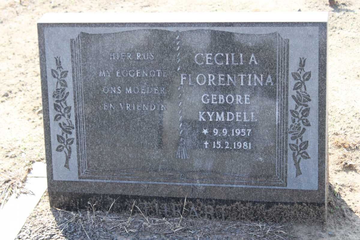 ? Cecilia Florentina nee KYMDELL 1957-1981