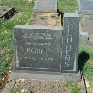 BEHRENS Rudolf 1921-1959