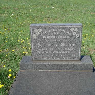 CRONJE Hermanus 1913-1986