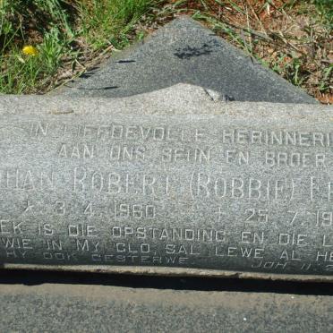 ERLANK Johan Robert 1960-1977