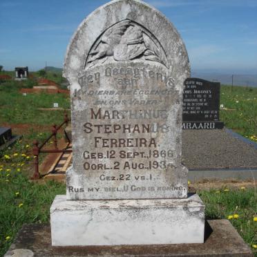 FERREIRA Marhinus Stephanus 1866-1934