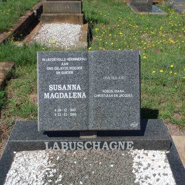 LABUSCHAGNE Susanna Magdalena 1947-1999
