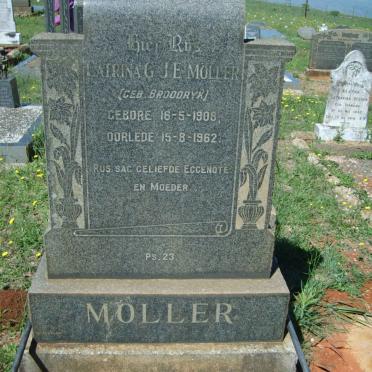 MOLLER Catrina G.J.E. nee BROODRYK 1908-1962